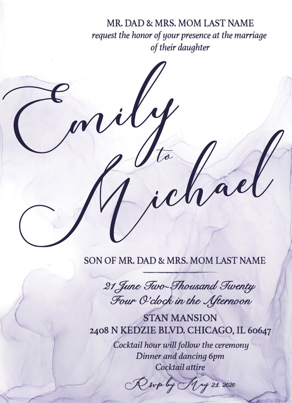 Pastel Purple Wedding Suite