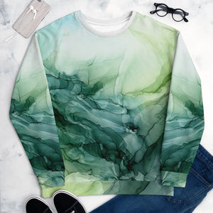 Green Botanical Unisex Crewneck Sweatshirt