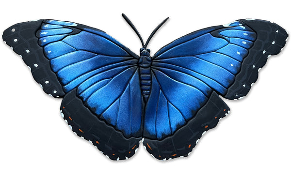 Blue Morpho Butterfly 10x20"