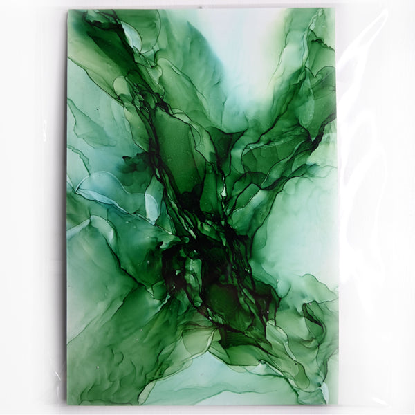 "EMERALD" 4x6 inch painting