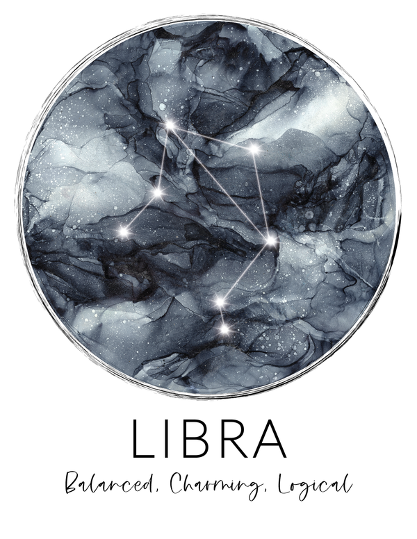 Libra Zodiac Constellation Print