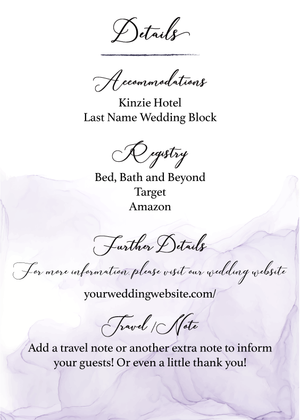 Pastel Purple Wedding Suite