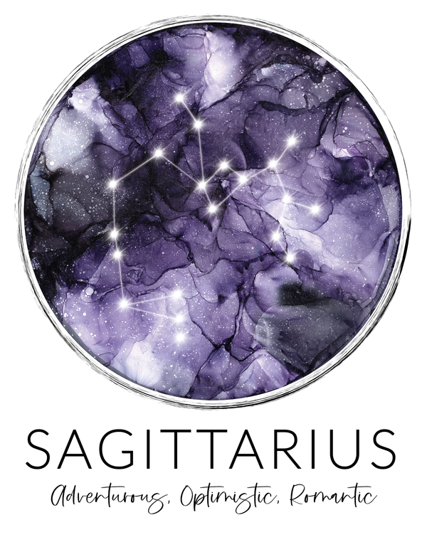 Sagittarius Zodiac Constellation Print