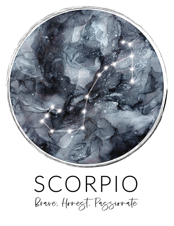 Scorpio Zodiac Constellation Print