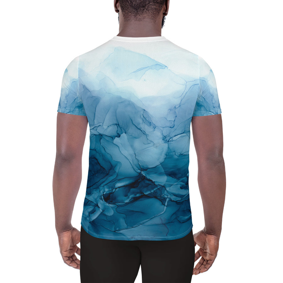 Ocean Tides Men's Athletic T-shirt