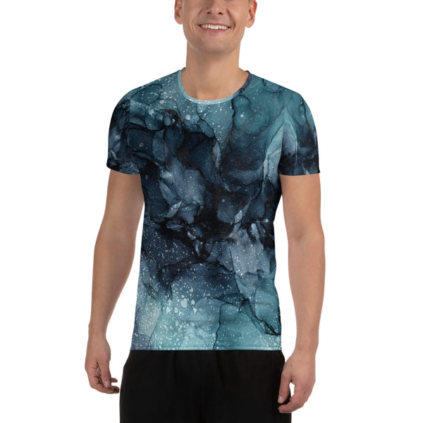 Night Sky Men's Athletic T-shirt