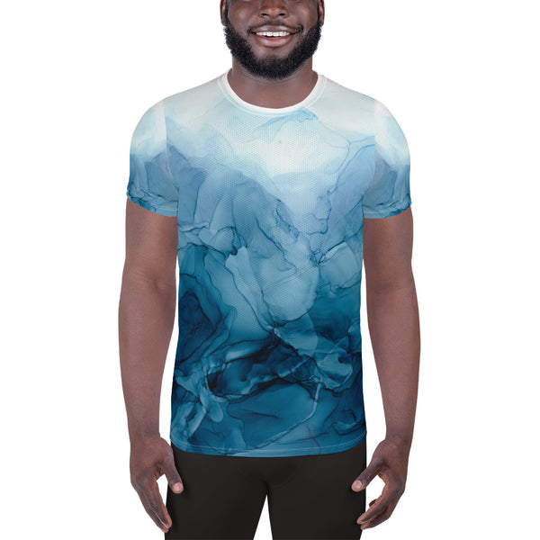 Ocean Tides Men's Athletic T-shirt