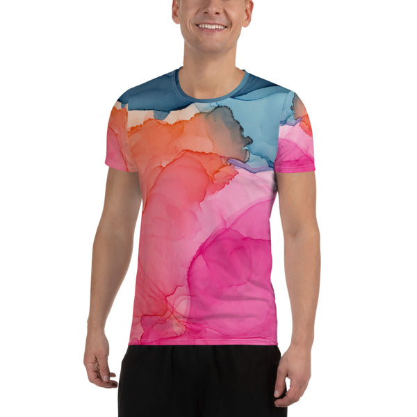 Tropical Bliss Men's Athletic T-shirt