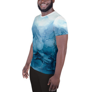 Ocean Tides Men's Athletic T-shirt