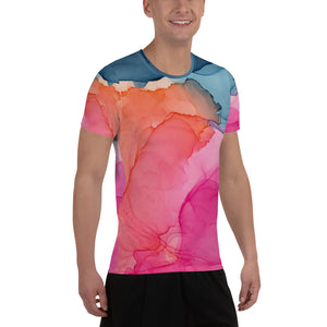 Tropical Bliss Men's Athletic T-shirt