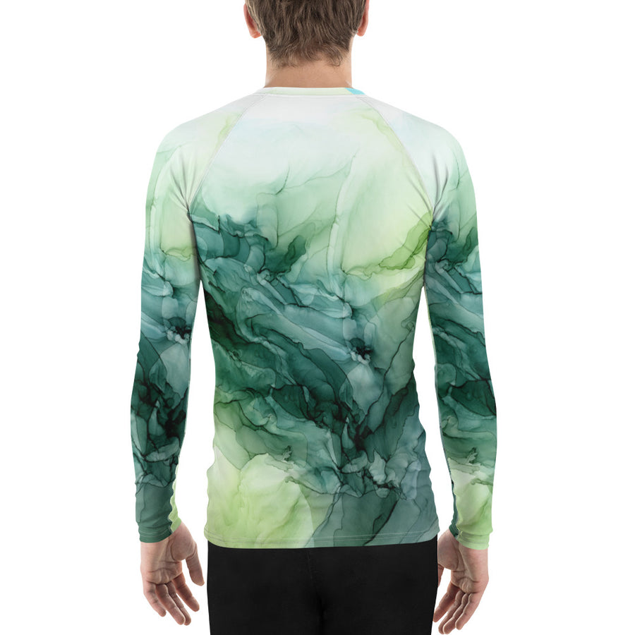 Green Botanical Men's SPF Long Sleeve/Rash Guard