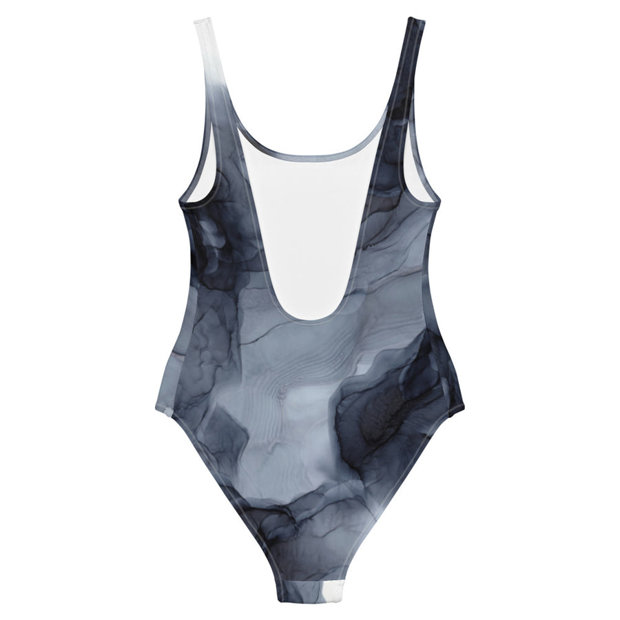 Dark Ripple One-Piece Swimsuit