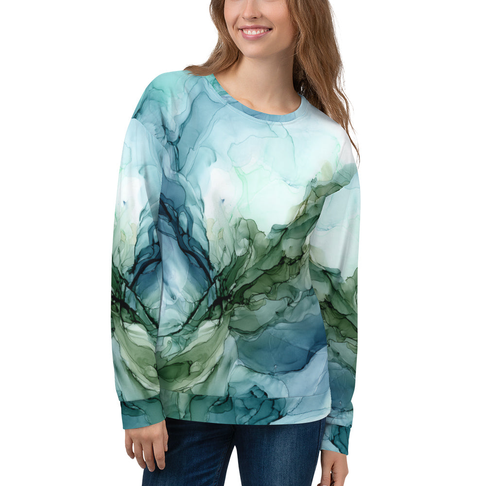 Natura Unisex Crewneck Sweatshirt - Elizabeth Karlson Art
