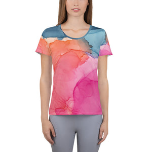 Tropical Bliss Women's Athletic T-shirt