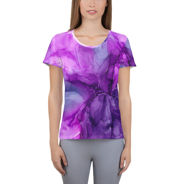 Purple Power Women's Athletic T-shirt