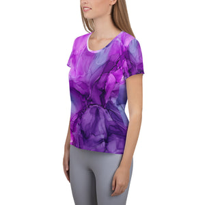 Purple Power Women's Athletic T-shirt