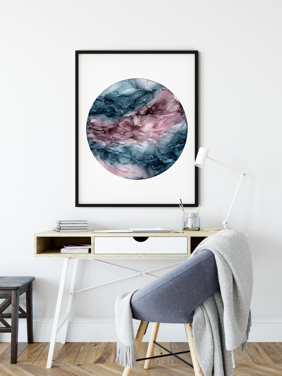 Mauve Moon print