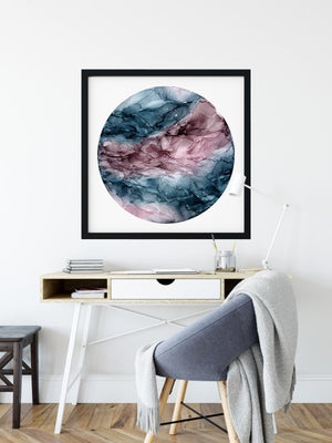 Mauve Moon print